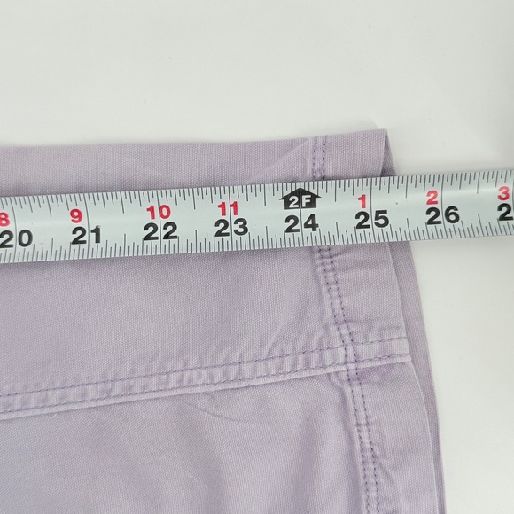 Universal Thread Lavender Purple Pants Utility Crop Belted Women's Sz 2 - Picture 14 of 14